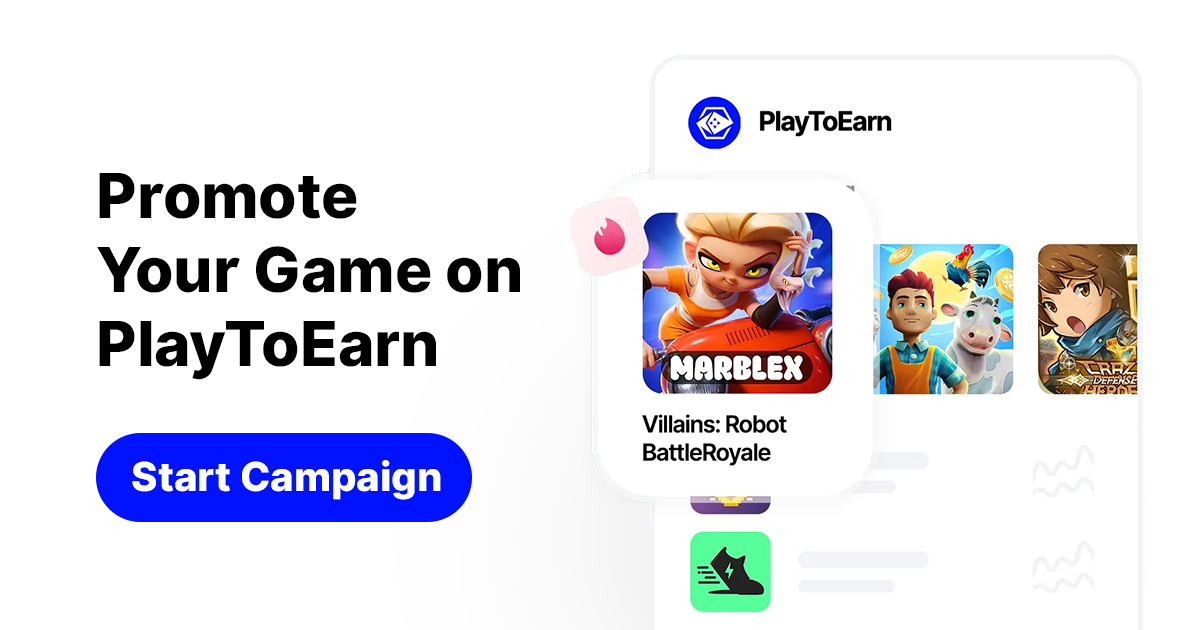 Web3 Game Advertising for Studios | PlayToEarn Ads